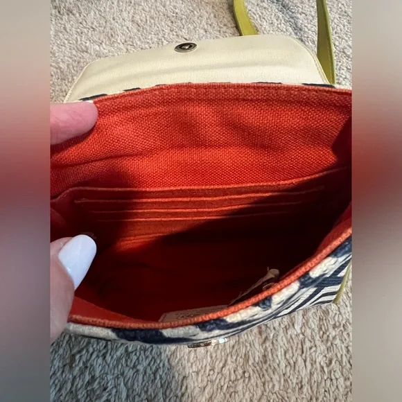 Spartina 449 Leather and Linen Crossbody - Picture 8 of 16